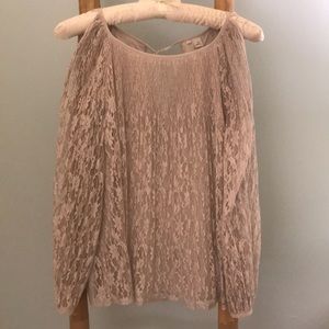 Beige Lace blouse